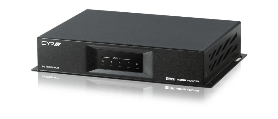 CYP Europe Multi-Screen Controller HDMI2.0 UHD/ 4K / HDCP2.2 1:4 DS-MSC14-4K22